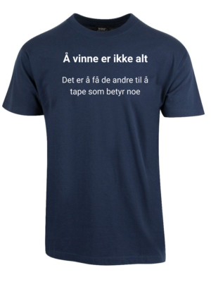 Å vinne er ikke alt