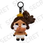 Labubu Crybaby Crying Again "Secret" figur, plysj og vinyl.