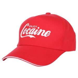 Enjoy Cocaine rød cap
