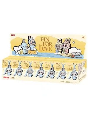 Labubu pin for love gul fullt sett