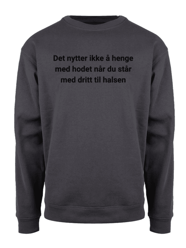 Det nytter ikke å henge med hodet – Collegegenser