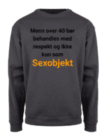 Menn over 40 bør behandles med respekt og ikke kun som sexobjekt – Collegegenser