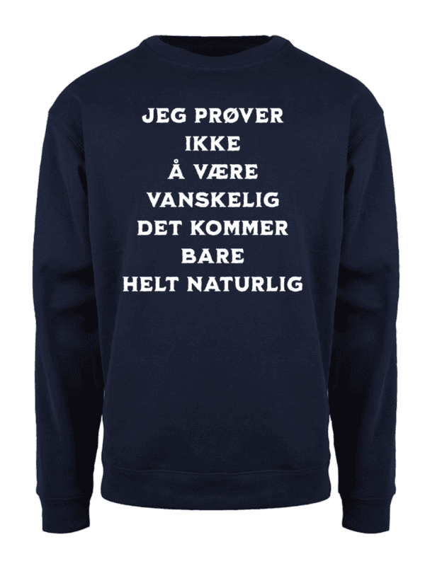 Jeg prøver ikke å være vanskelig – Collegegenser