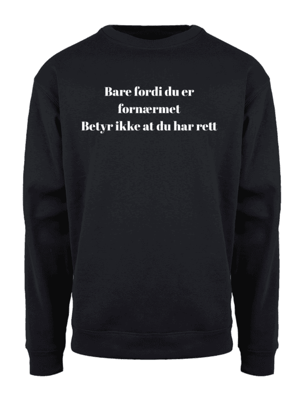 Bare fordi du er fornærmet – Collegegenser