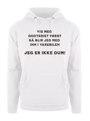 Vis meg godteriet først – Hettegenser