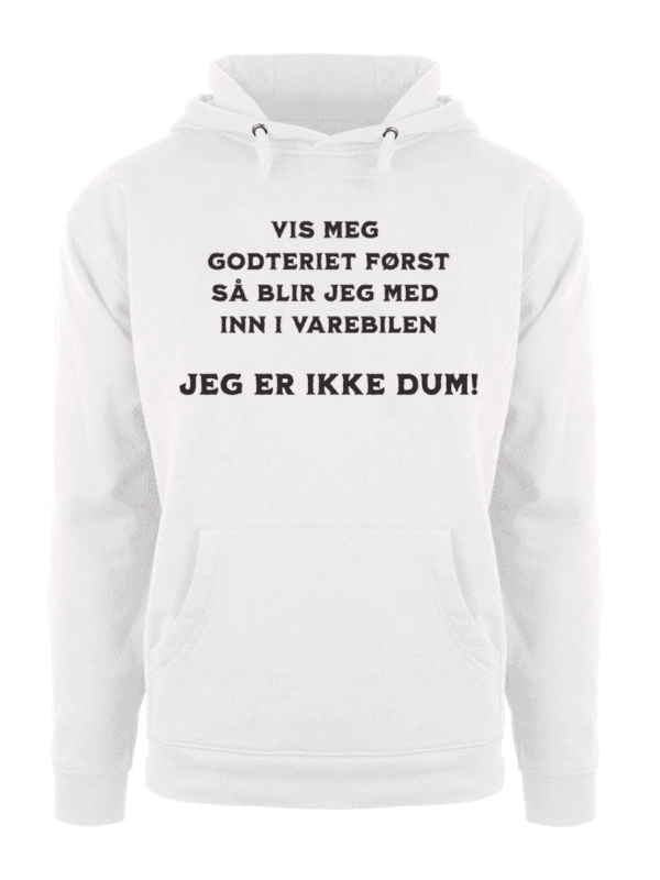 Vis meg godteriet først – Hettegenser