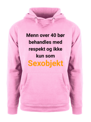 Menn over 40 bør behandles med respekt – Hettegenser