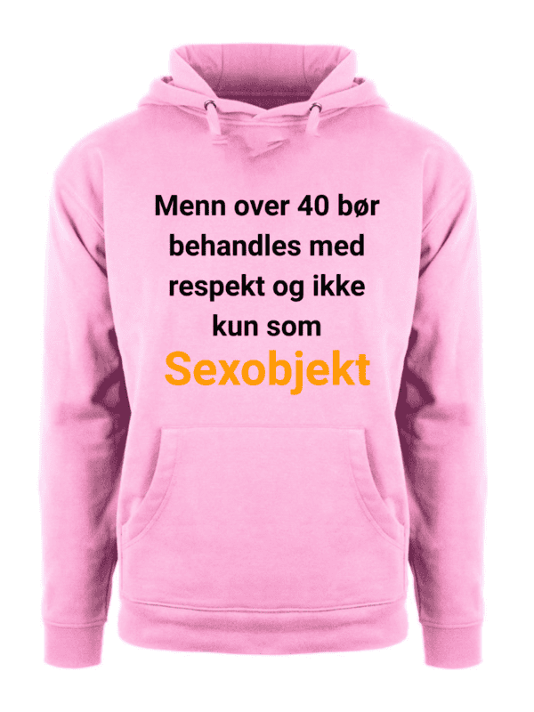 Menn over 40 bør behandles med respekt – Hettegenser