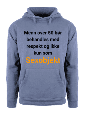 Menn over 50 bør behandles med respekt – Hettegenser