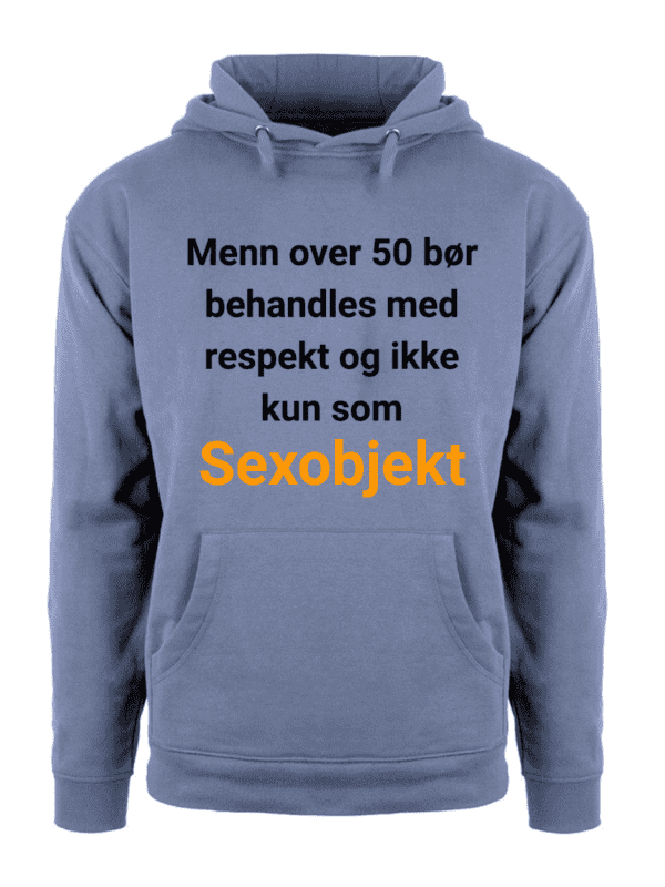 Menn over 50 bør behandles med respekt – Hettegenser