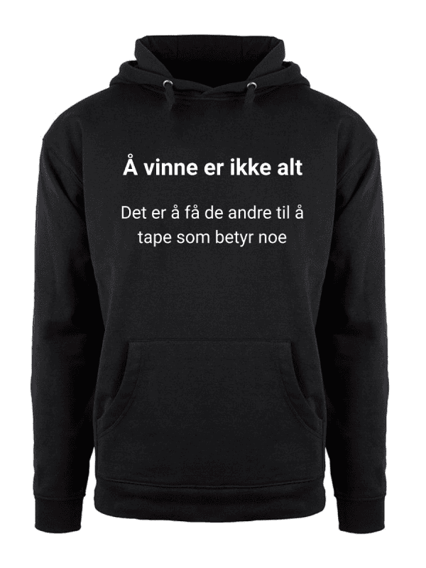 Å vinne er ikke alt – Hettegenser