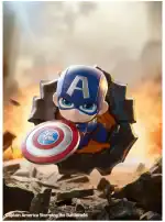 Popmart Marvel Captain America Across the Infinite Series figur