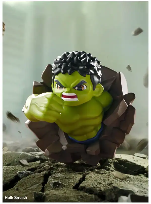 Popmart Marvel Hulk Across the Infinite Series Blind Box figur