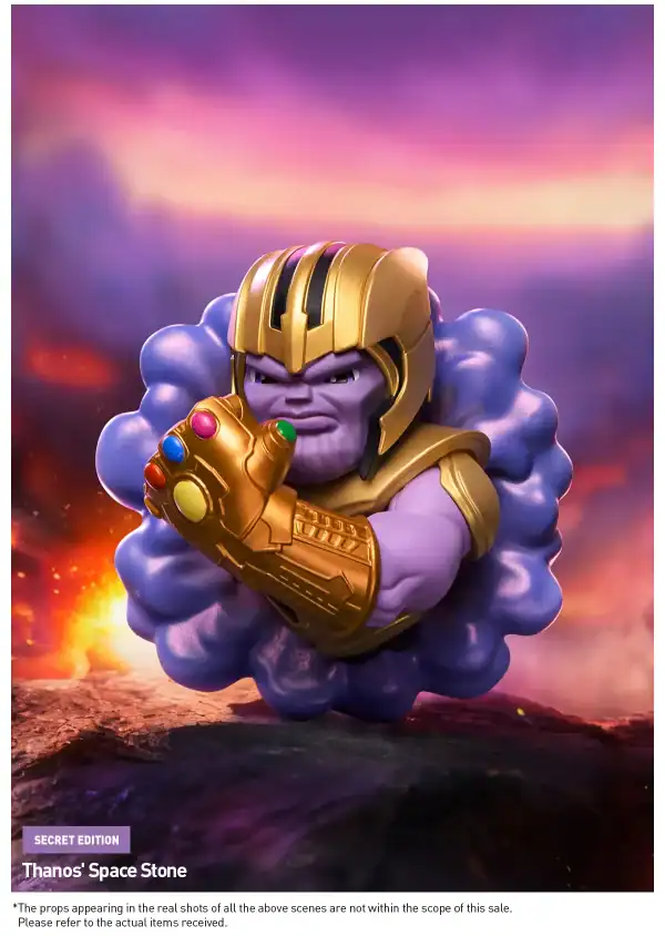 Popmart Marvel Thanos Space Stone samlefigur