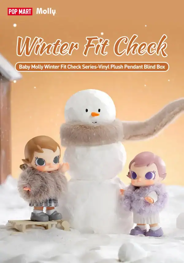 Baby Molly Winter Fit Check vinyl plysch figur blind box
