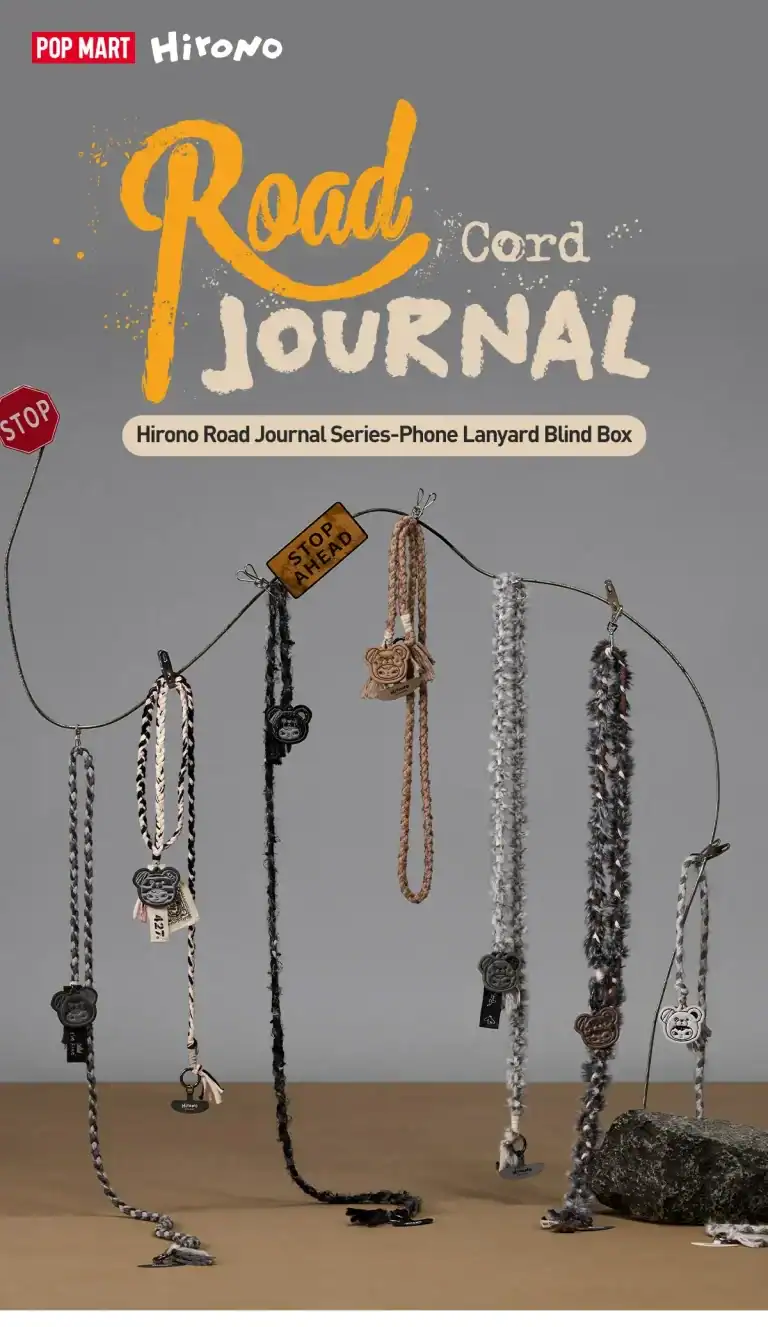 Hirono telefonstropp road journal lanyard blind boks