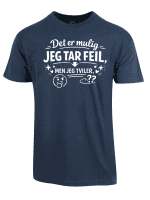 Det er mulig jeg tar feil