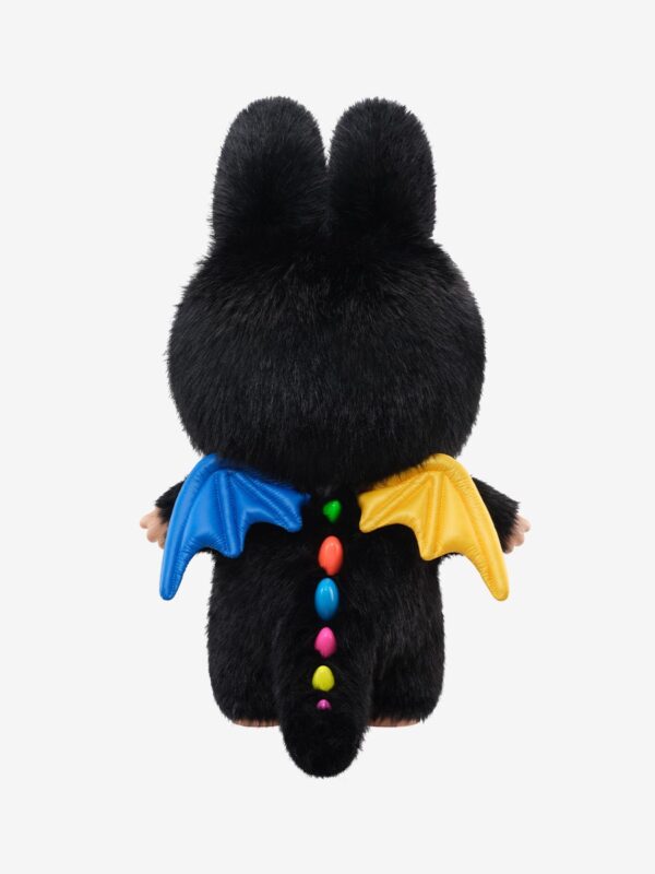 ZIMOMO 58 cm 10-årsjubileum midnight-black med fargerike vinger bakfra