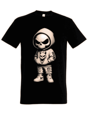 skull psycho t-skjorte