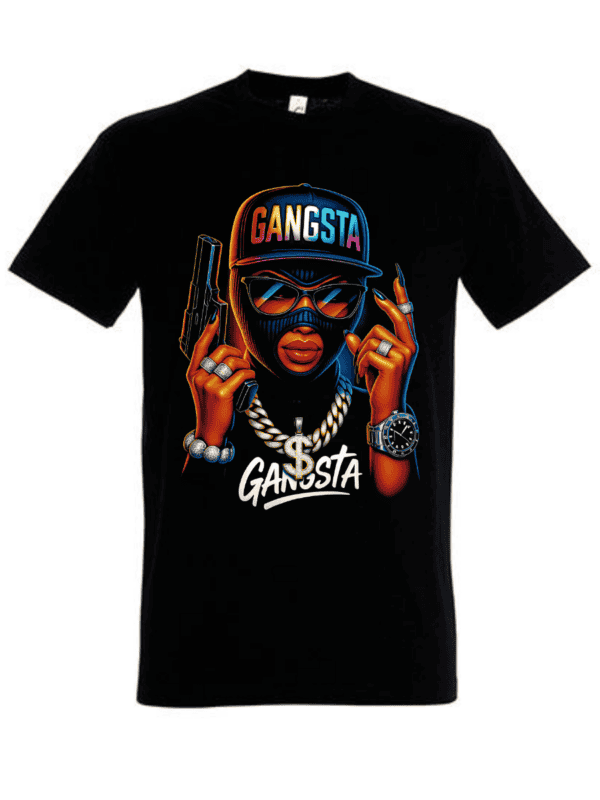 gangsta girl t-skjorte