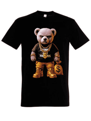 money not friends t-skjorte