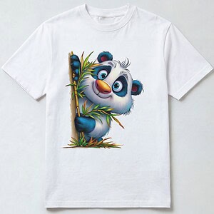 Panda T-skjorte til barn