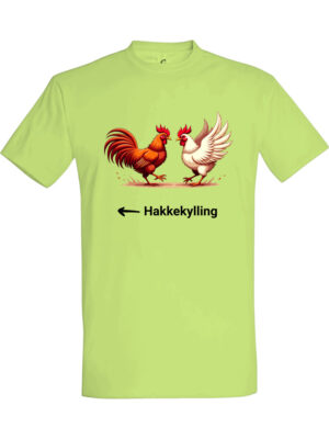 Hakkekylling – T-skjorte med morsom tekst | Gavetips