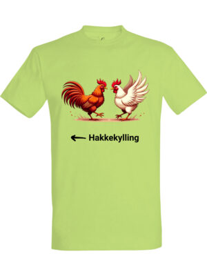 Hakkekylling – T-skjorte med morsom tekst | Gavetips