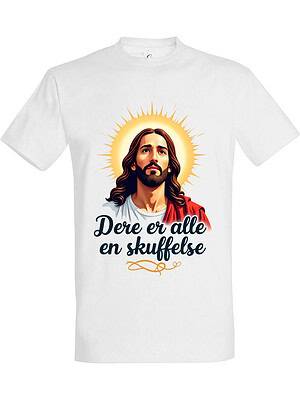 Dere er alle en skuffelse – T-skjorte med morsom tekst | Gavetips