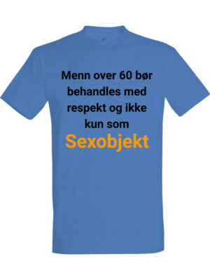 Menn over 60 – Fet t-skjorte med drøy humor | Morsom gave