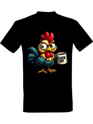 Cluck off – T-skjorte med morsom tekst | Gavetips