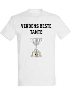 Verdens beste tante – T-skjorte med koselig trykk | Gave til familien