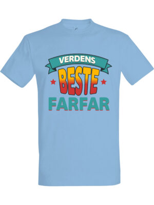 Verdens beste farfar – T-skjorte med koselig trykk | Gave til familien