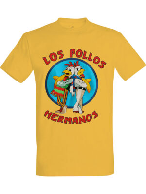 Los Pollos Hermanos T-skjorte – Kul merch t-skjorte med popkultur design | Fan gave