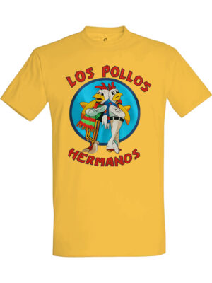 Los Pollos Hermanos T-skjorte – Kul merch t-skjorte med popkultur design | Fan gave