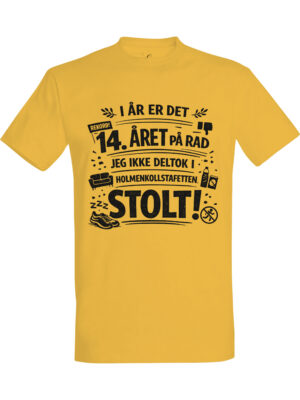 Holmenkollstafetten – T-skjorte med morsom tekst | Gavetips