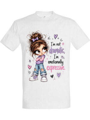 Dramatic girl – T-skjorte med attitude | Gavetips