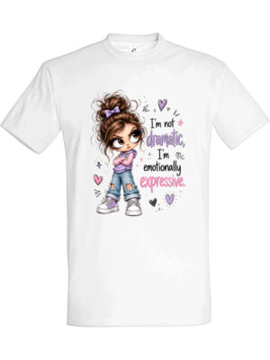 Dramatic girl – T-skjorte med attitude | Gavetips