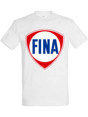 FINA – T-skjorte med retro skilt-humor | Morsom gave