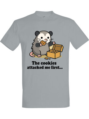 The Cookies Attacked Me First – T-skjorte med morsom humor | Morsom gave